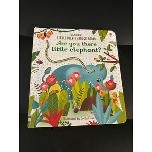 Are You There Little Elephant? by Sam Taplin (2019, Board Book) • Peek-Through